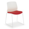 Silla Confidente Nexus, patín - ROJO