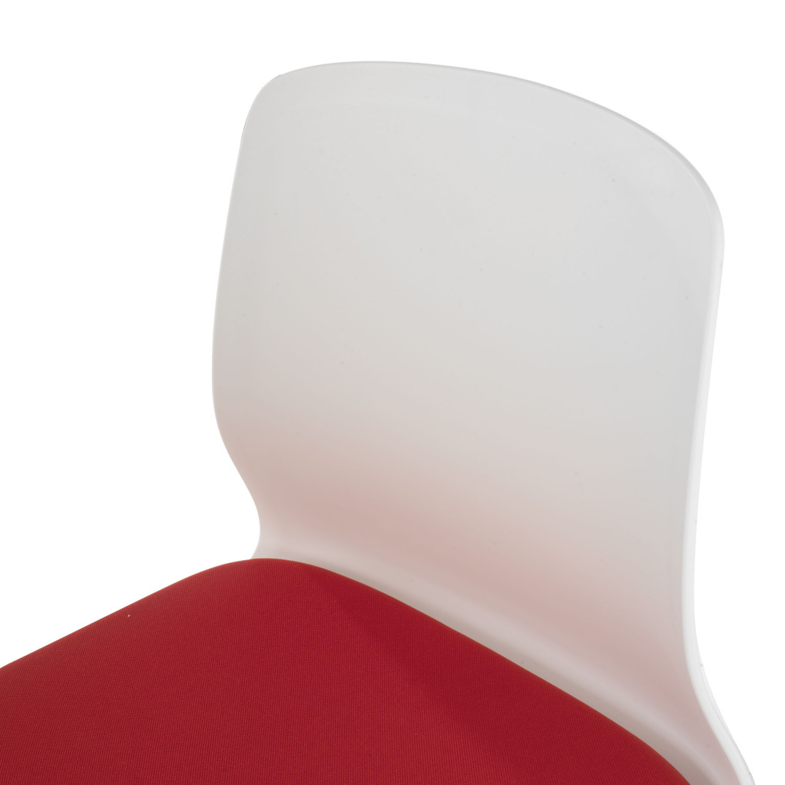 silla confidente rojo nexus silla sin brazos tela 4