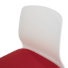 silla confidente rojo nexus silla sin brazos tela 4