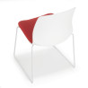 silla confidente rojo nexus silla sin brazos tela 6