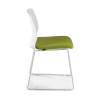 silla confidente verde nexus silla sin brazos tela 7