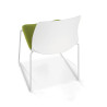 silla confidente verde nexus silla sin brazos tela 6