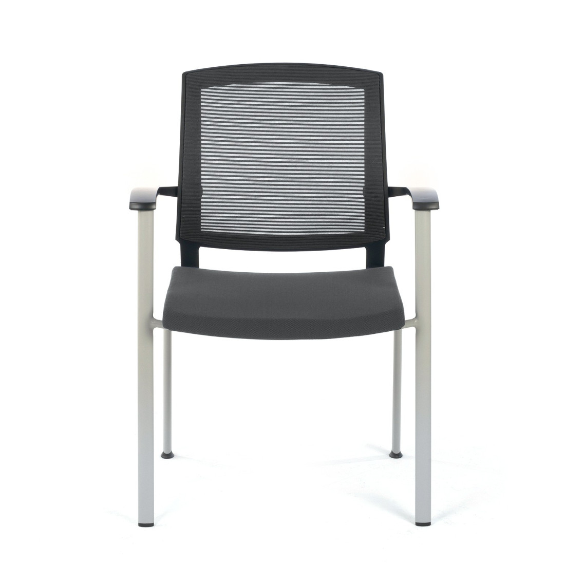 silla confidente gris maya malla 3