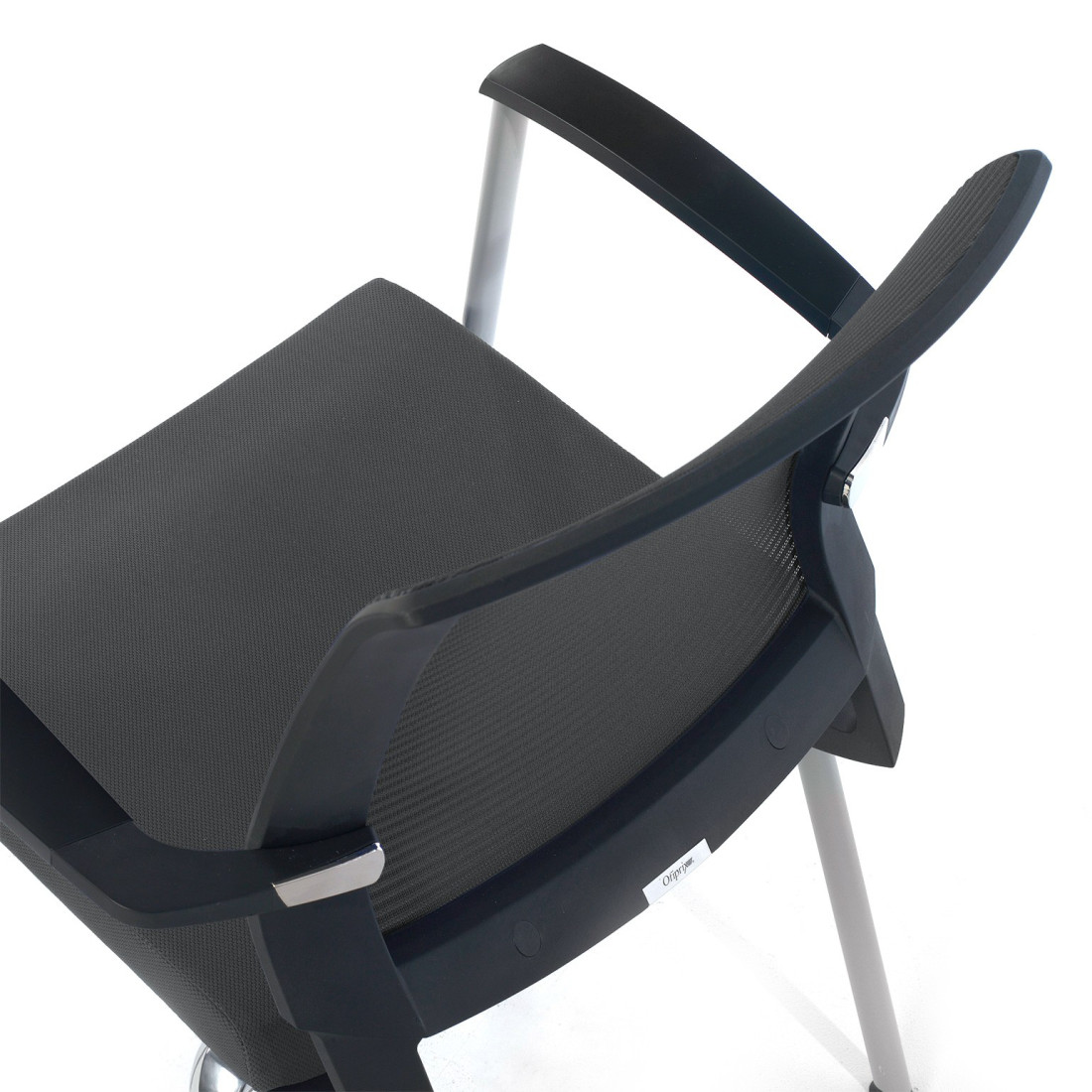 silla confidente gris maya malla 5
