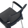 silla confidente gris maya malla 5