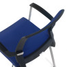 silla confidente azul maya malla 5