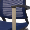 silla confidente azul maya malla 7
