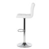 taburete de oficina blanco eliot piel sintetica 7