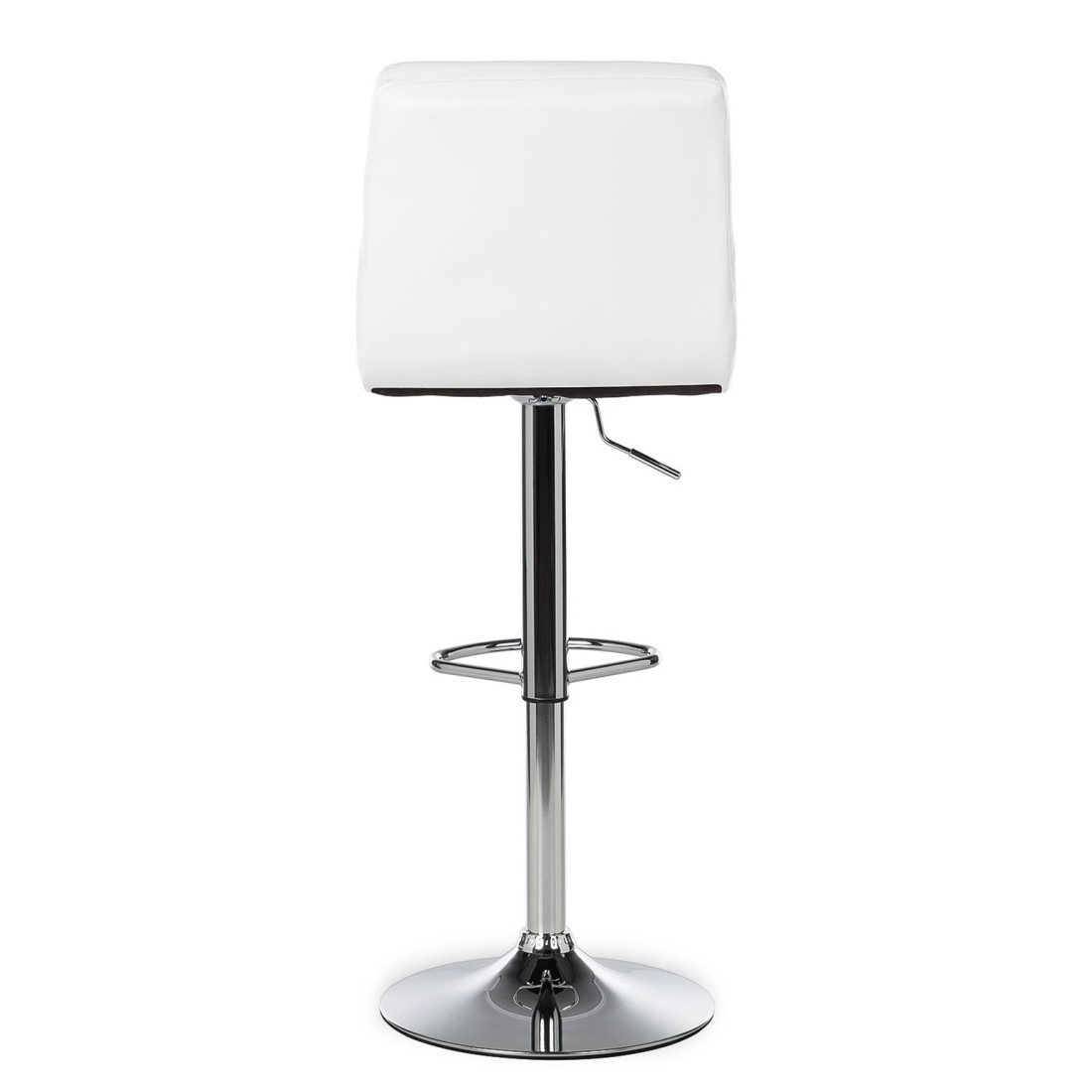 taburete de oficina blanco eliot piel sintetica 8