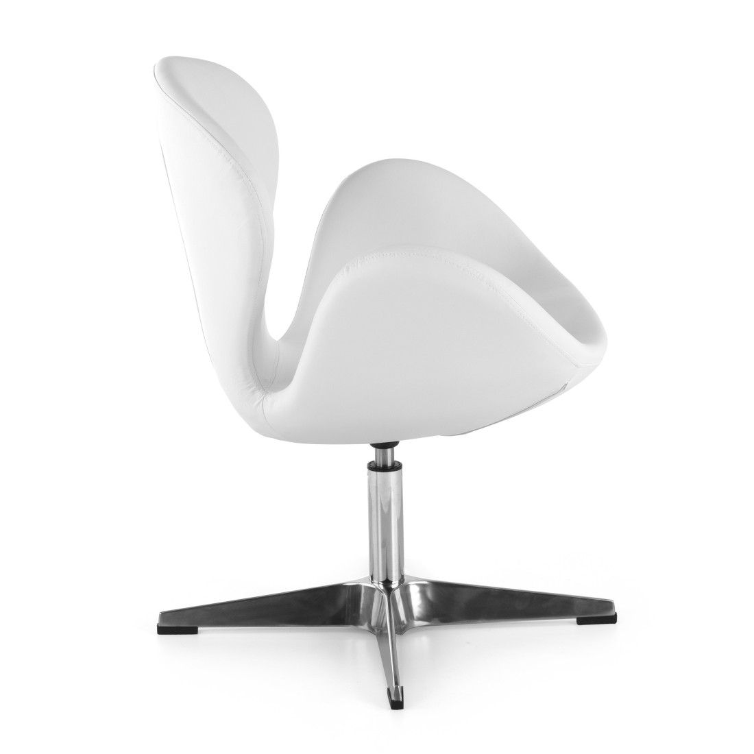 sillon para sala de espera blanco club piel sintetica 5
