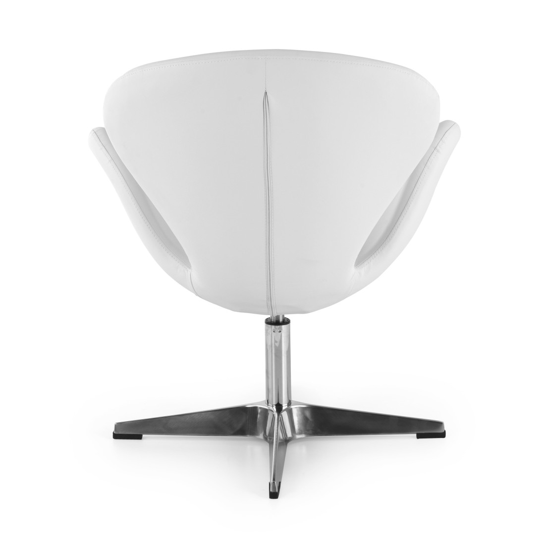 sillon para sala de espera blanco club piel sintetica 6