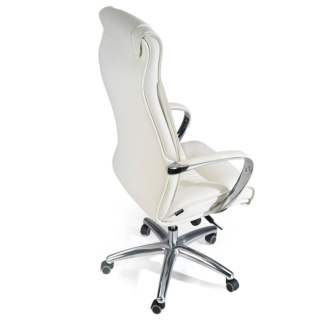 sillon de oficina blanco bahia respaldo alto piel sintetica piel sintetica 5