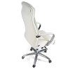 sillon de oficina blanco bahia respaldo alto piel sintetica piel sintetica 5