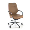 Sillón de oficina Duo respaldo bajo bicolor - Marron