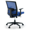 silla giratoria azul kendo estructura negra malla 5