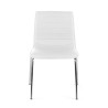 silla confidente blanco cube 4 patas piel sintetica 3