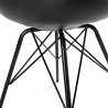 silla nordica negro nordic silla pata metalica plastico 6