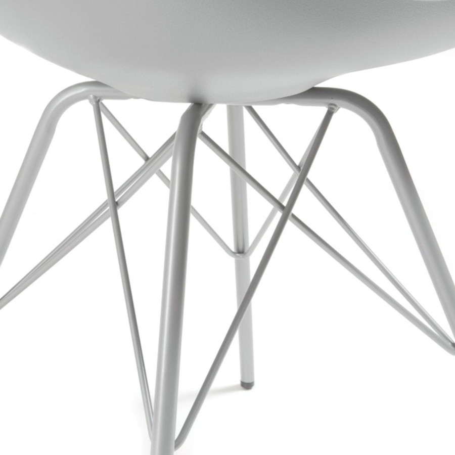 Silla confidente de diseño Nordic, patas de Metal
