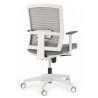 silla ergonomica gris kendo estructura blanca malla 7