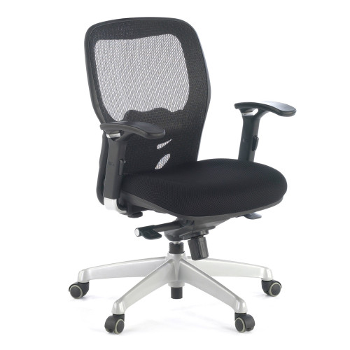 Silla de oficina ergonómica Madonna - NEGRO