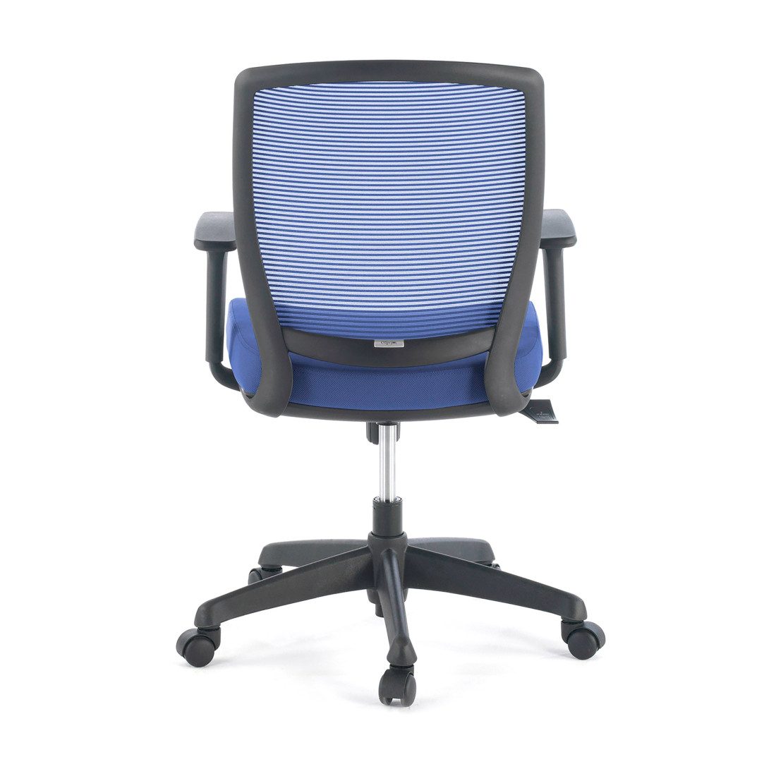 silla giratoria azul nicole silla estructura negra malla 5