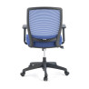 silla giratoria azul nicole silla estructura negra malla 5