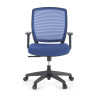 silla giratoria azul nicole silla estructura negra malla 3