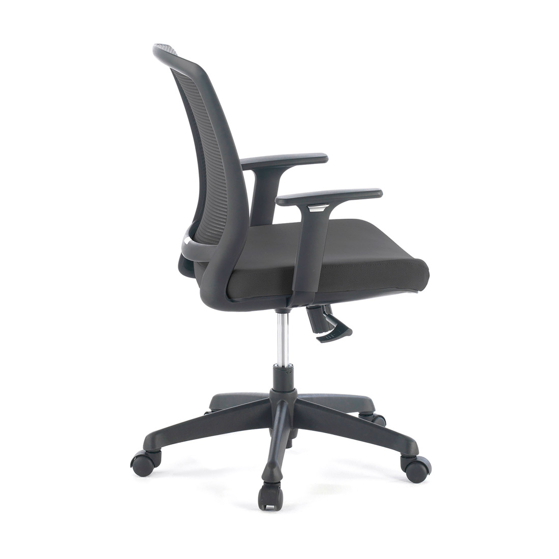 silla giratoria negro nicole silla estructura negra malla 6