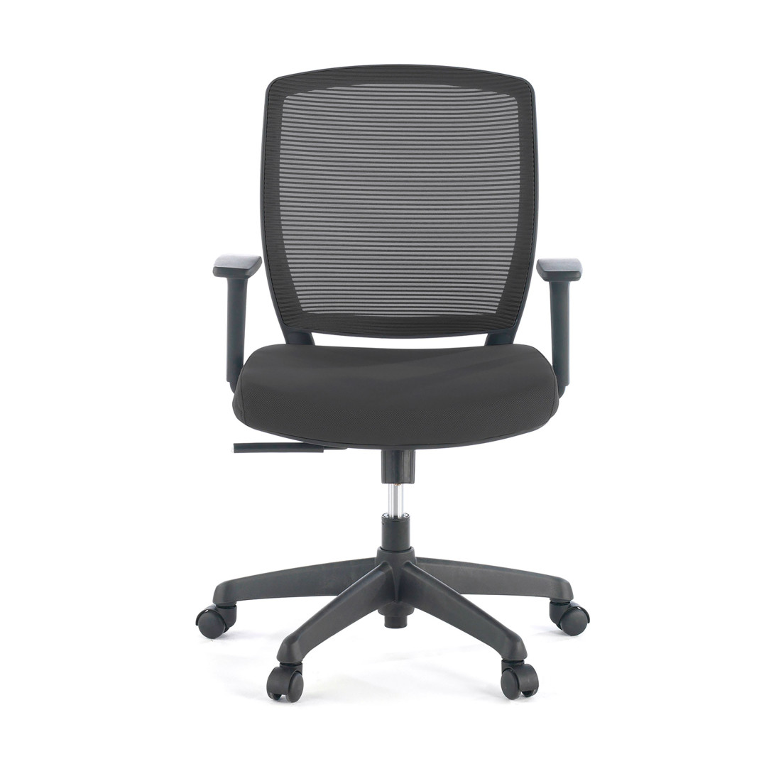 silla giratoria negro nicole silla estructura negra malla 3