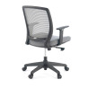 silla giratoria gris nicole silla estructura negra malla 7