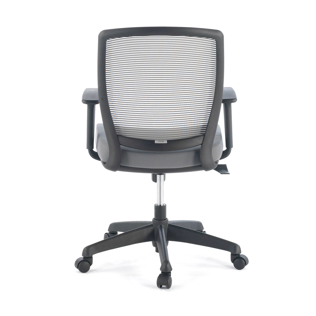 silla giratoria gris nicole silla estructura negra malla 8