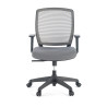 silla giratoria gris nicole silla estructura negra malla 3