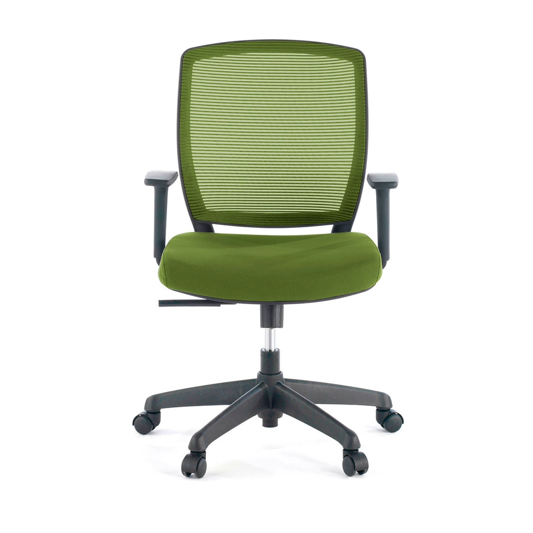 silla giratoria verde nicole silla estructura negra malla 3