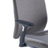 silla giratoria gris wind tapizada tejido tela 7