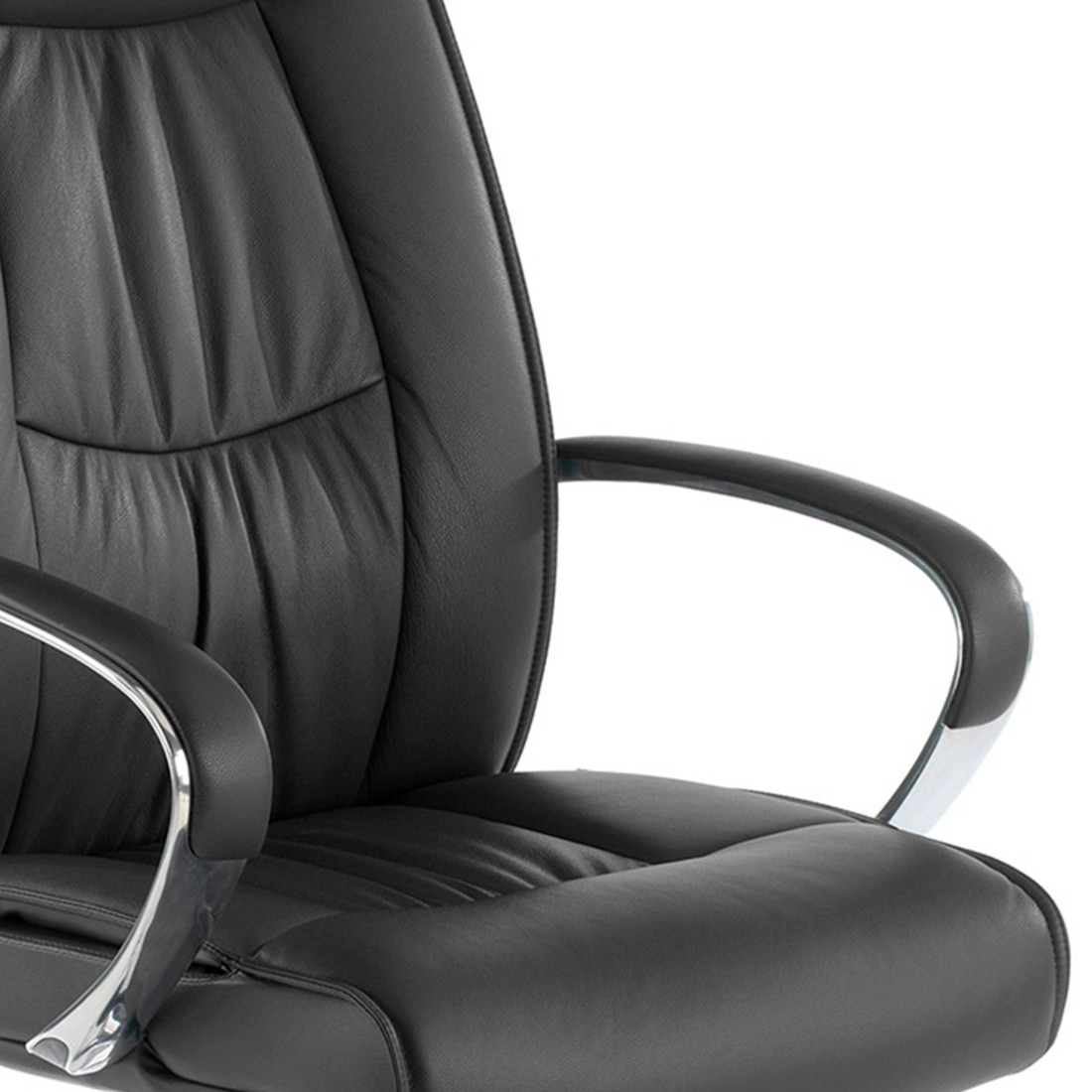 sillon de oficina negro bahia respaldo alto piel sintetica piel sintetica 7