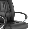 sillon de oficina negro bahia respaldo alto piel sintetica piel sintetica 7
