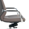 sillon de oficina gris duo respaldo bajo bicolor piel sintetica 6