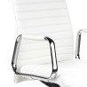 sillon de oficina blanco jaguar piel natural piel natural 8
