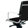 sillon de oficina negro croma estructura cromada ecopiel piel sintetica 7