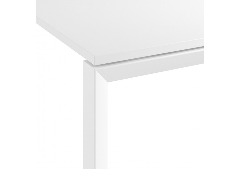 Mesa multipuesto doble Link bench 166 estructura blanca