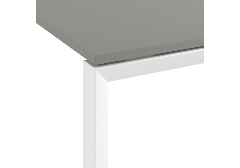 Mesa multipuesto doble Link bench 166 estructura blanca