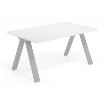 Uve - Mesa de escritorio Uve estructura estructura aluminio - Imagen 1
