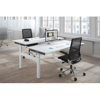 Erghos Smart Pro - Erghos smart pro mesa multipuesto elevable estructura blanca - Imagen 2