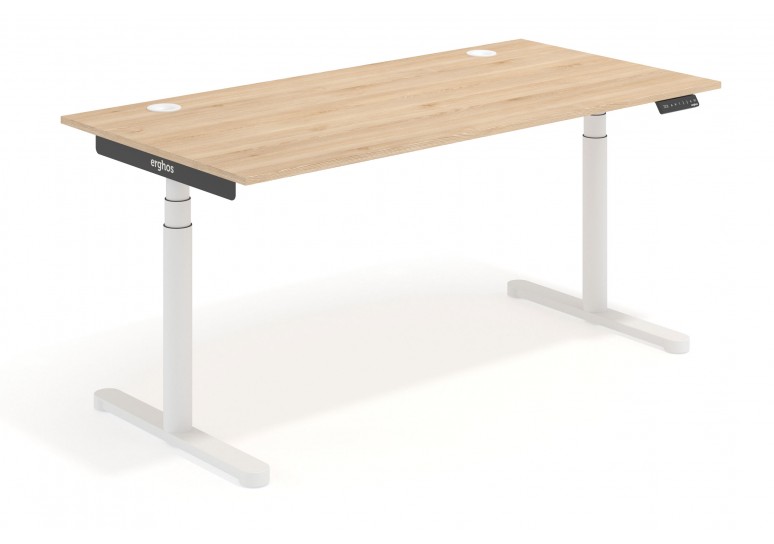 Erghos core mesa elevable premium estructura blanca