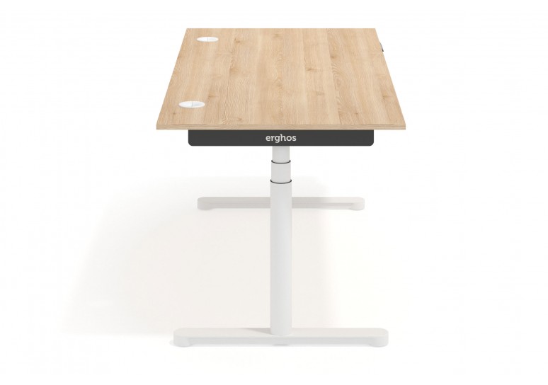 Erghos core mesa elevable premium estructura blanca