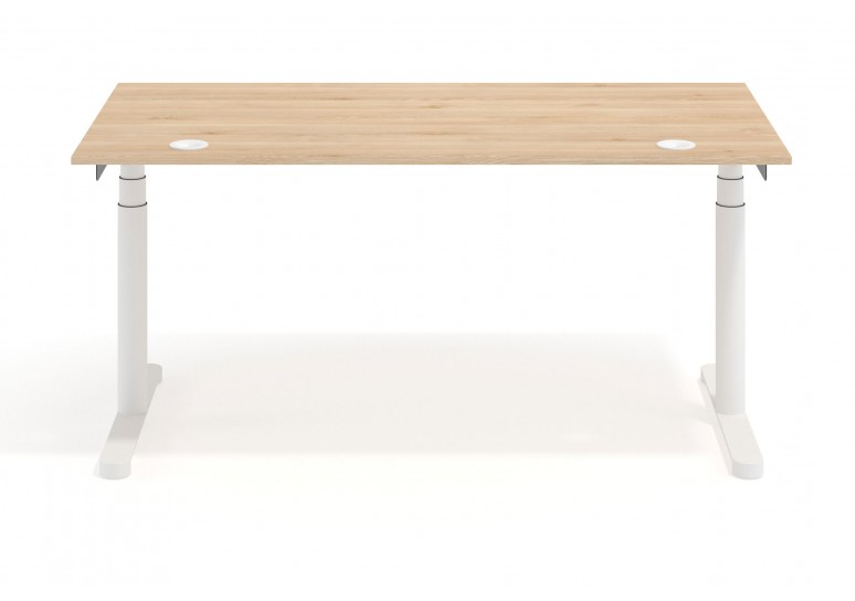 Erghos core mesa elevable premium estructura blanca