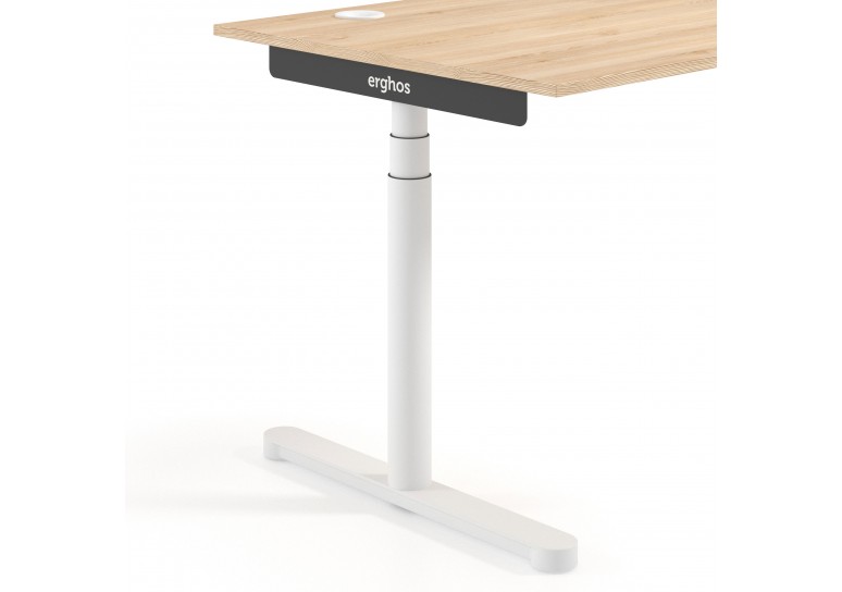 Erghos core mesa elevable premium estructura blanca