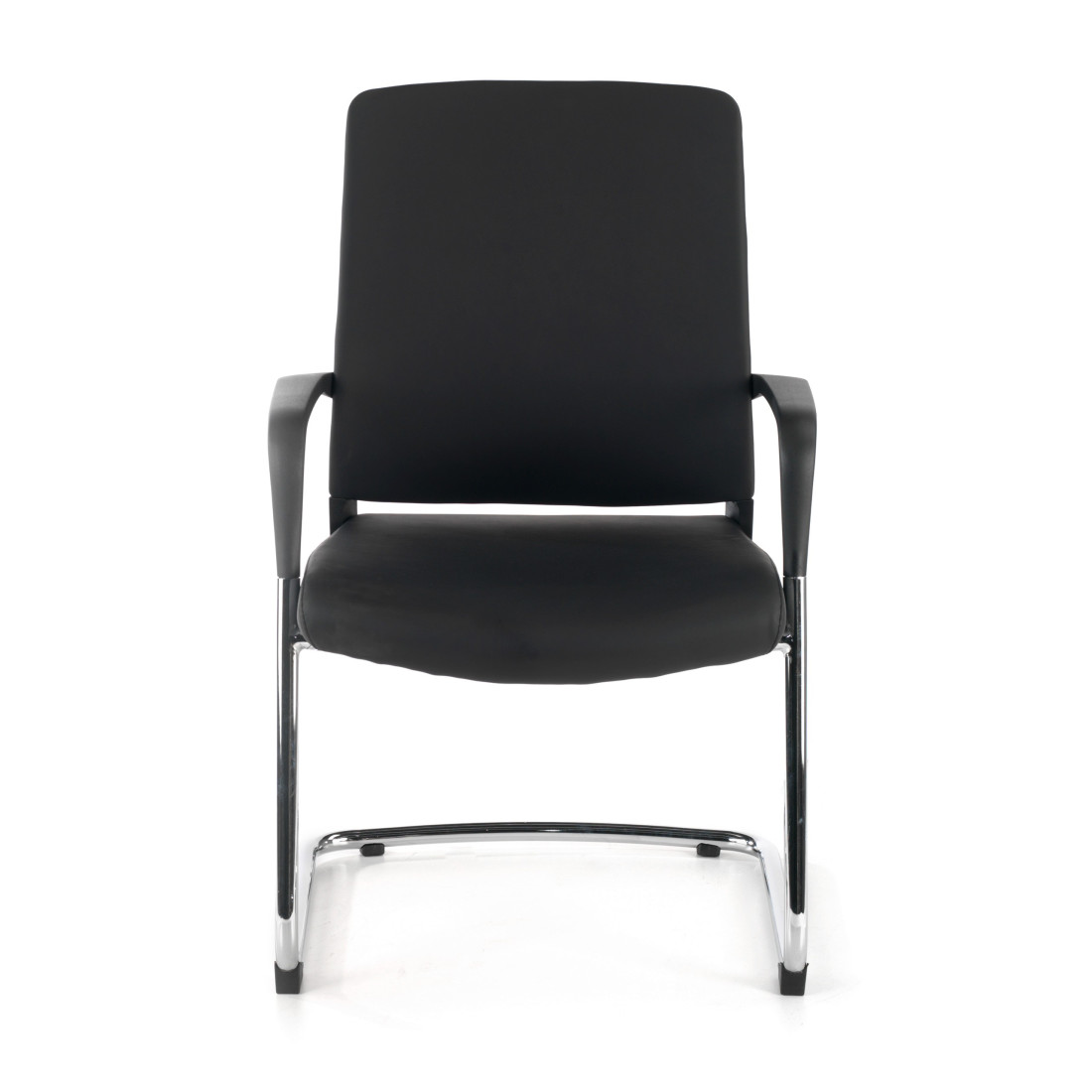 silla confidente negro dante ecopiel piel sintetica 3