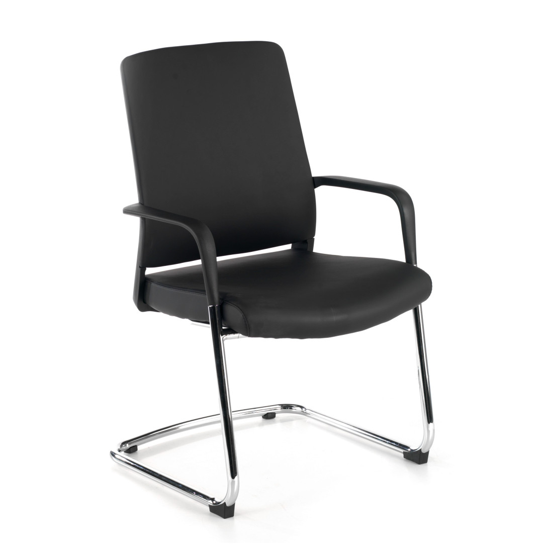 silla confidente negro dante ecopiel piel sintetica 1