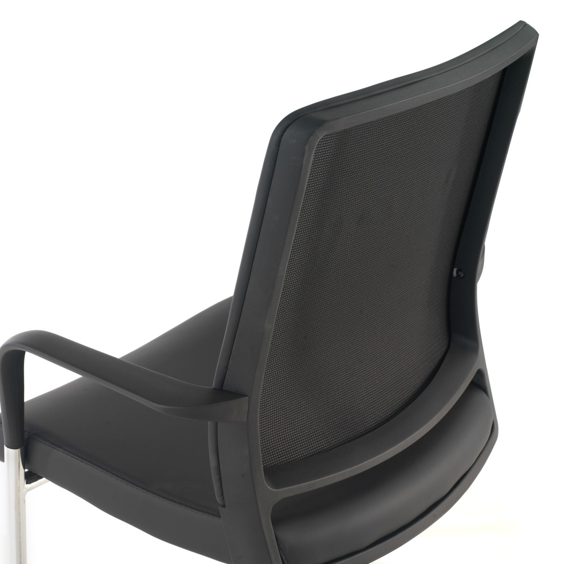 silla confidente negro dante ecopiel piel sintetica 4